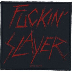 Slayer Slayer nášivka cerná/cervená