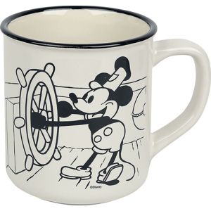 Mickey & Minnie Mouse Steamboat Willie Hrnek cerná/bílá
