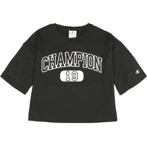 Champion Cropped tričko Legacy detské tricko černá