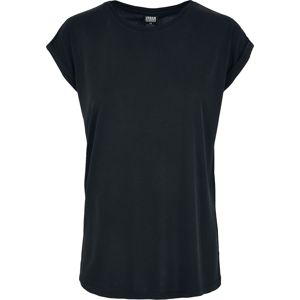 Urban Classics Ladies Modal Extended Shoulder Tee Dámské tričko černá