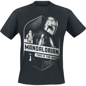 Star Wars The Mandalorian - Darksaber Tričko černá
