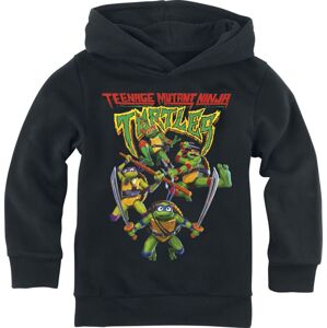 Teenage Mutant Ninja Turtles Kids - Teenage Mutant Ninja Turtles detská mikina s kapucí černá