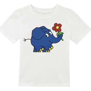 Die Sendung mit der Maus Dětské tričko se slonem a květy detské tricko vícebarevný