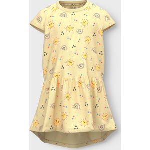 name it NMFVigga Capsl Sunshine detské šaty žlutá