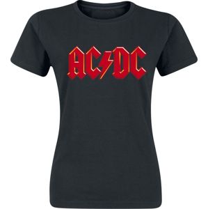 AC/DC Red Logo Dámské tričko černá