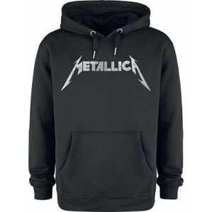 Metallica Amplified Collection - Logo Mikina s kapucí černá