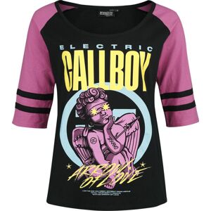 Electric Callboy EMP Signature Collection Dámské tričko s dlouhými rukávy cerná/ružová