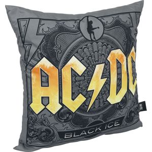 AC/DC Black Ice dekorace polštár šedá/žlutá