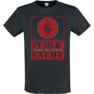 Public Enemy Amplified Collection - Fight The Power Target Tričko černá