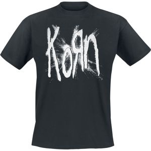 Korn Burst Logo Tričko černá