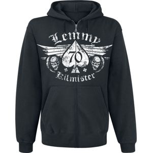 Motörhead Lemmy - Forever mikina s kapucí na zip černá