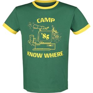 Stranger Things Camp Know Where tricko zelená/žlutá