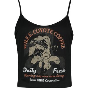 Looney Tunes Coyote - Coffee Dámský top černá