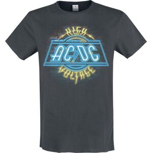 AC/DC Amplified Collection - High Voltage Neon Tričko charcoal