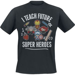 Avengers I Teach Future Super Heroes! Tričko černá