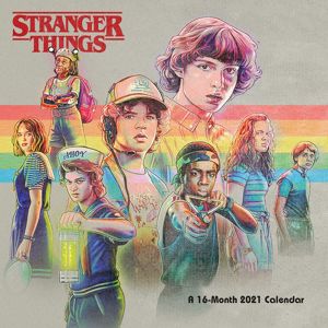 Stranger Things Wandkalender 2021 Nástenný kalendár vícebarevný