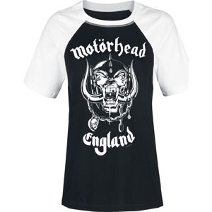 Motörhead England Dámské raglánové tričko bílá/cerná