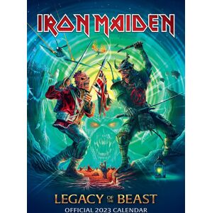 Iron Maiden Wandkalender 2023 Nástenný kalendář vícebarevný